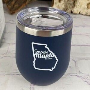 NWT - Cece Google Atlanta Vacuum Insulated Stemless Wine Tumbler